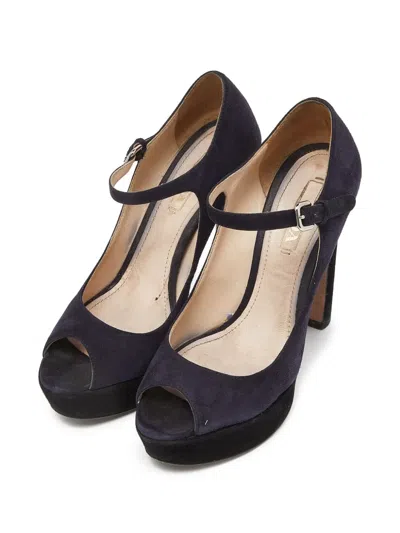 Pre-owned Prada 145mm Suede Sandals