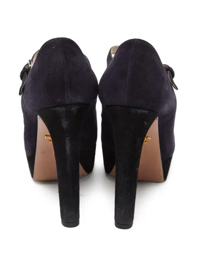 Pre-owned Prada 145mm Suede Sandals