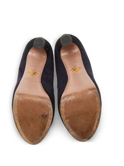 Pre-owned Prada 145mm Suede Sandals