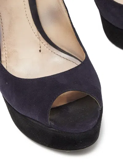 Pre-owned Prada 145mm Suede Sandals