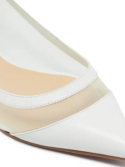 Pre-owned Christian Louboutin Galativi Ballet Flats In White