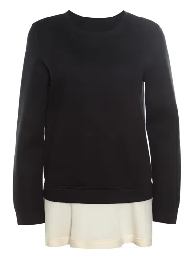 Pre-owned Valentino Jersey Sweatshirt In Black