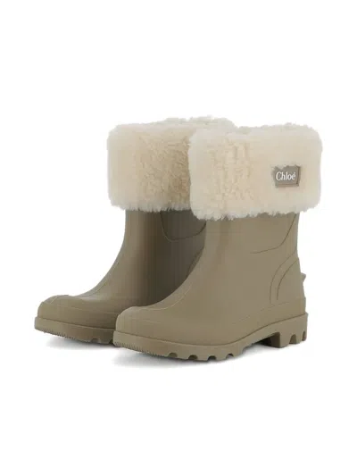 Chloé Chloè Boots In Green