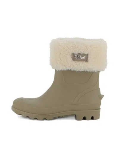 Chloé Chloè Boots In Green