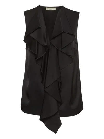 Pre-owned Stella Mccartney Ruffled Sleeveless Top