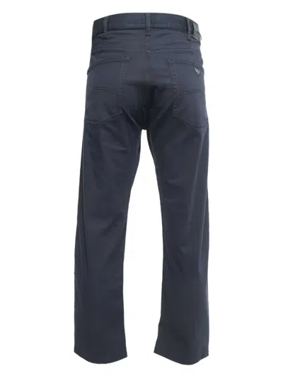 Pre-owned Emporio Armani Cotton Chinos In Blue
