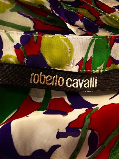 Pre-owned Roberto Cavalli Vintage Silk Blouse