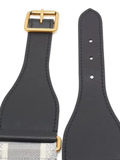 Pre-owned Dior Logo-jacquard Belt