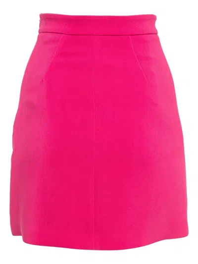Pre-owned Elisabetta Franchi  Decorative-button Mini Skirt