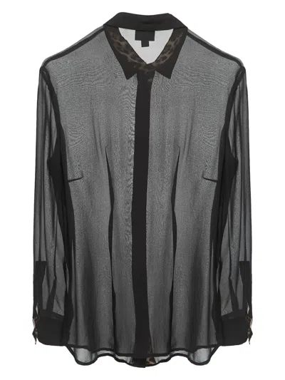 Pre-owned Just Cavalli  Semi-sheer Blouse