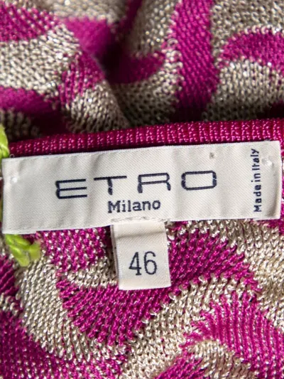 Pre-owned Etro Lurex-knit Sweater