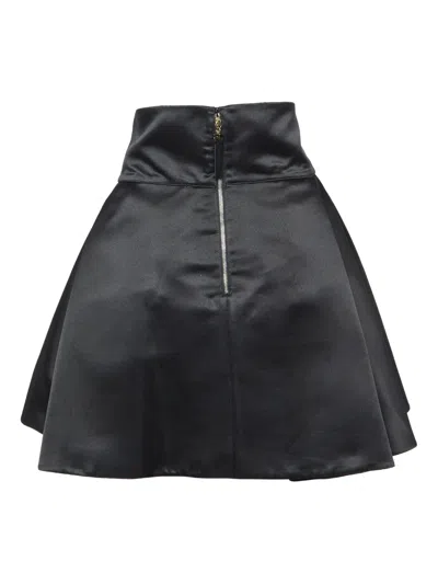 Pre-owned Elisabetta Franchi Chain-embellished Flared Skirt