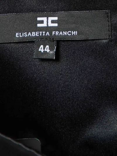 Pre-owned Elisabetta Franchi Chain-embellished Flared Skirt