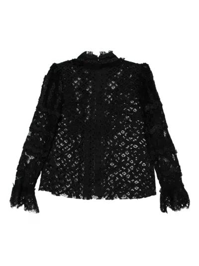 Pre-owned Anna Sui Vintage  Lace-embroidered Blouse