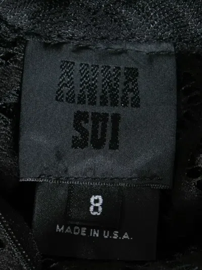 Pre-owned Anna Sui Vintage  Lace-embroidered Blouse