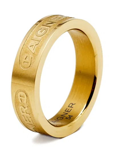 Pre-owned Aigner Vintage  Logo-engraved Ring