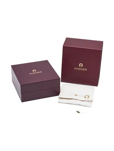 Pre-owned Aigner Vintage  Logo-engraved Ring
