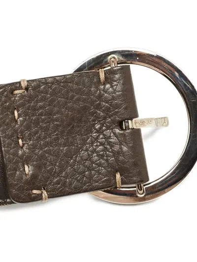 Pre-owned Fendi Zucca Belt