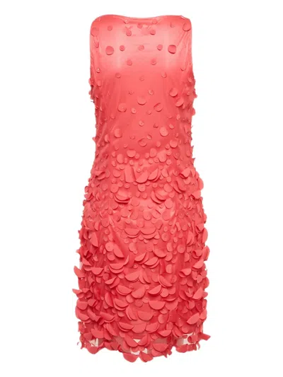 Pre-owned Roberto Cavalli Vintage Petal-embellished Sleeveless Midi Dress