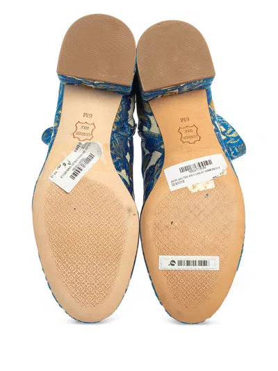 Pre-owned Tory Burch  50mm Brocade-effect Boots
