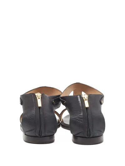Pre-owned Ferragamo Chain-detail Sandals