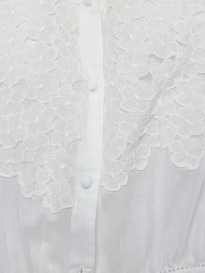 Pre-owned Roberto Cavalli Vintage Lace-embellished Blouse