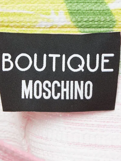 Pre-owned Moschino Lemon-print Midi Skirt
