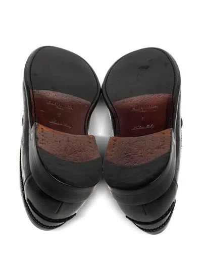Pre-owned Louis Vuitton Major Loafers In Black