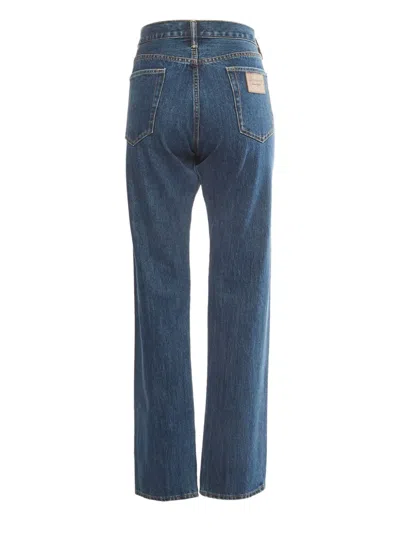 Pre-owned Burberry Cotton Straight Jeans