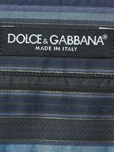 Pre-owned Dolce & Gabbana Striped Cotton-blend Shirt