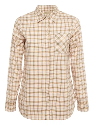 Pre-owned Burberry Checked Shirt In Pink