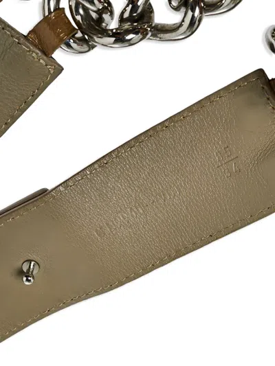 Pre-owned Versace Chain Belt In Neutral