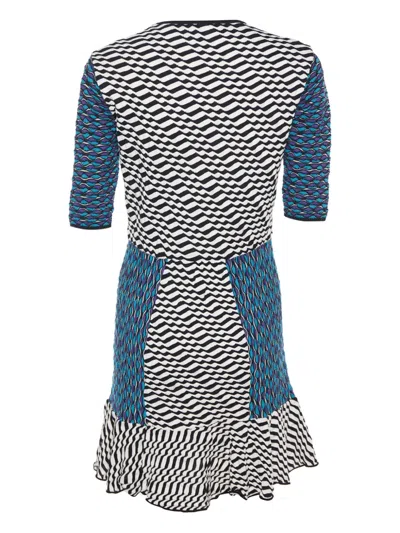 Pre-owned Missoni Patterned Knit Midi Dress