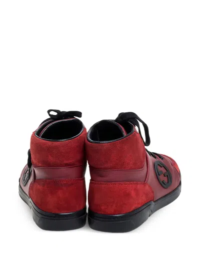 Pre-owned Gucci Leather Sneakers