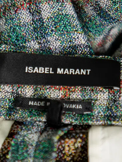 Pre-owned Isabel Marant Vintage  Checked Wide-leg Trousers