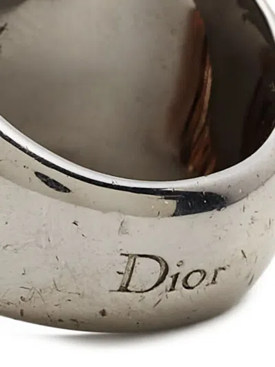 Pre-owned Dior Crystal-embellished Ring