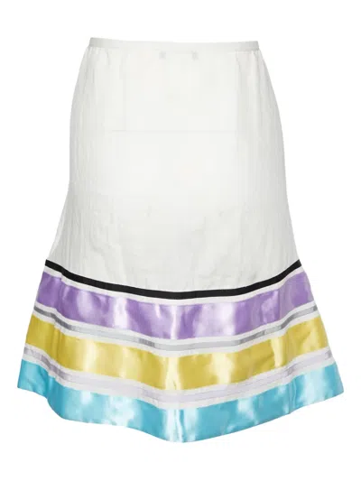 Pre-owned Emporio Armani Striped Skirt