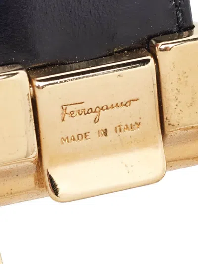 Pre-owned Ferragamo Leather Belt In Red