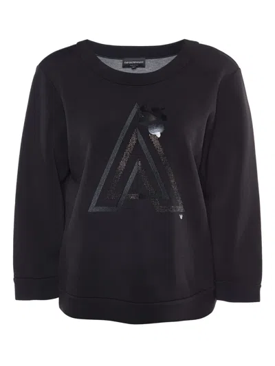 Pre-owned Emporio Armani Logo-appliqué Sweatshirt