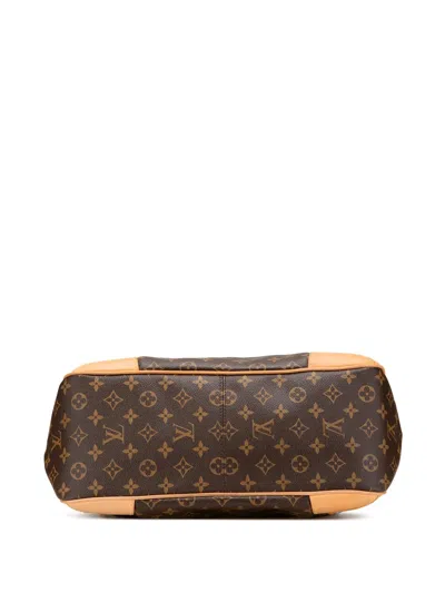 Pre-owned Louis Vuitton 2010 Monogram Estrela Mm Satchel In Brown
