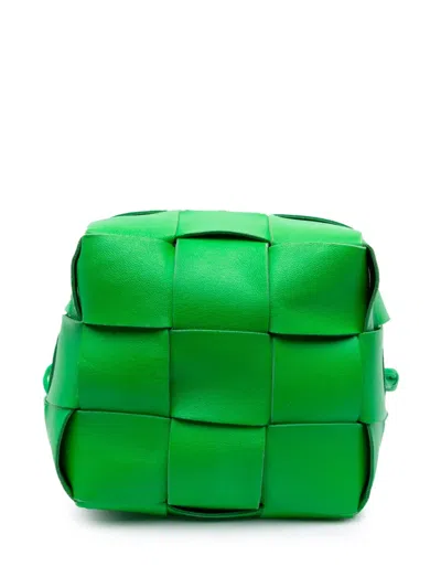 Pre-owned Bottega Veneta 2012-2025 Small Nappa Intrecciato Cassette Bucket Bag