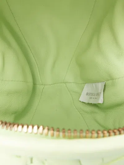 Pre-owned Bottega Veneta 2012-2024 Mini Lambskin Intrecciato Mava Crossbody Bag In Green