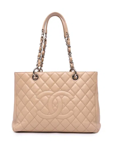 Pre-owned Chanel 2009-2010 Caviar Grand Shopping Tote Bag