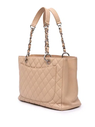Pre-owned Chanel 2009-2010 Caviar Grand Shopping Tote Bag