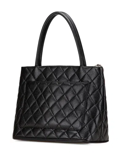 Pre-owned Chanel 2000-2002 Caviar Medallion Tote Bag