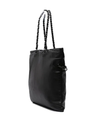 Pre-owned Chanel 2008-2009 Cc Lambskin Studded Bonbons Tote Bag
