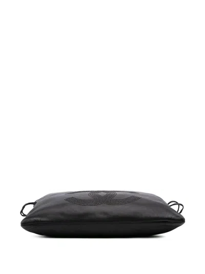 Pre-owned Chanel 2008-2009 Cc Lambskin Studded Bonbons Tote Bag
