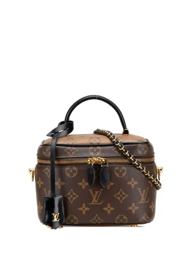 Pre-owned Louis Vuitton 2021-2025 Monogram Reverse Vanity Pm Satchel