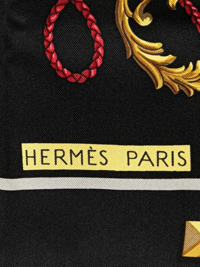 Pre-owned Hermes 2000-2025 Keys Les Cles Silk Scarf Scarves