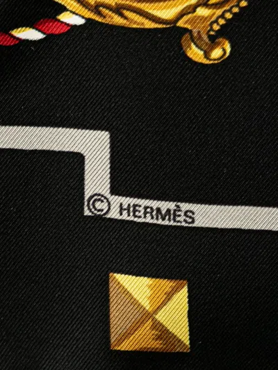 Pre-owned Hermes 2000-2025 Keys Les Cles Silk Scarf Scarves